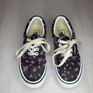 Vans Kids Floral Authentic Shoe Youth Size 13.5